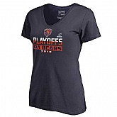 Women Bears Navy 2018 NFL Playoffs DA Bears T-Shirt,baseball caps,new era cap wholesale,wholesale hats